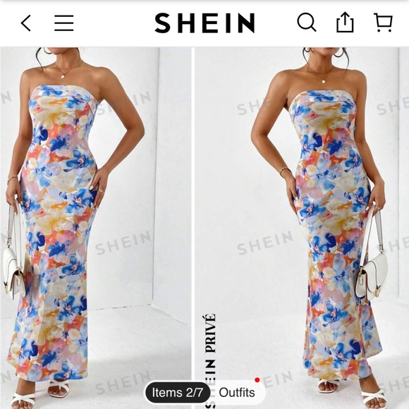 SHEIN Dresses & Skirts - Women’s Strapless Dress